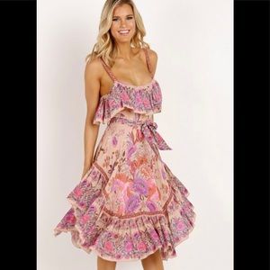 NWT SPELL & THE GYPSY Siren Song Strappy Dress S